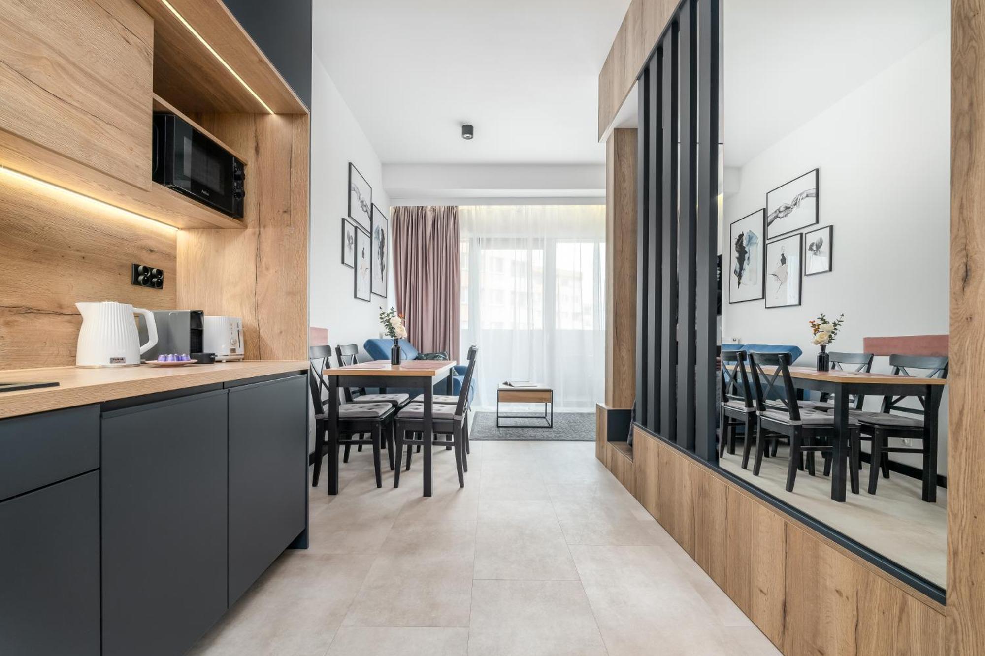 Apartament Flaming Hanza Tower Estetino Exterior foto