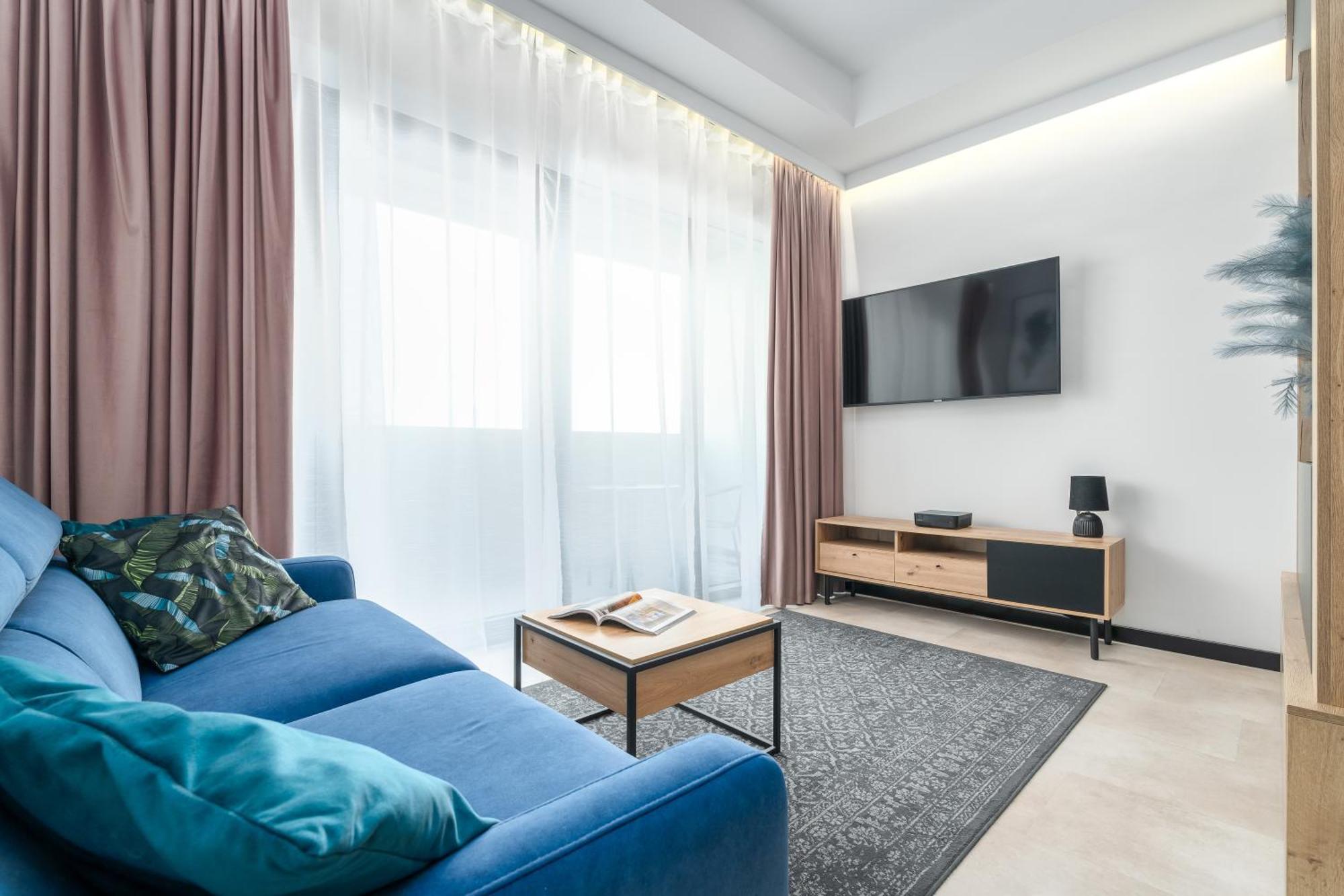 Apartament Flaming Hanza Tower Estetino Exterior foto
